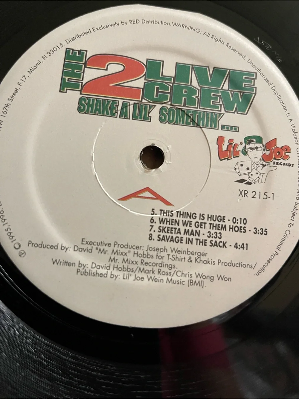 2 Live Crew Double Vinyl